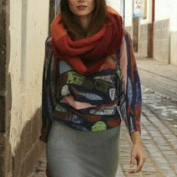 Zoologist by Charlotte Linton Merino Wool Cropped Sweater - Size Medium - Picture 1 of 7